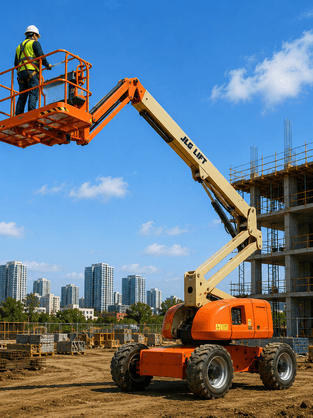Areal work platform