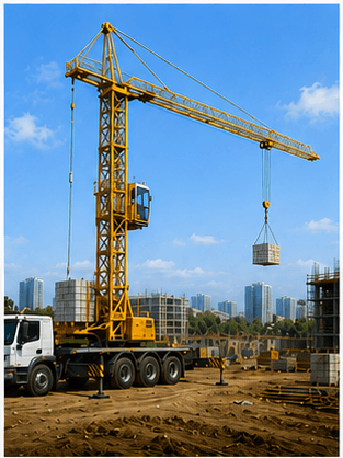 Mobile tower crane