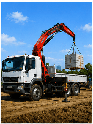 Truck mounted crane